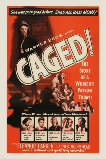 Poster to the movie "Caged" #1103606