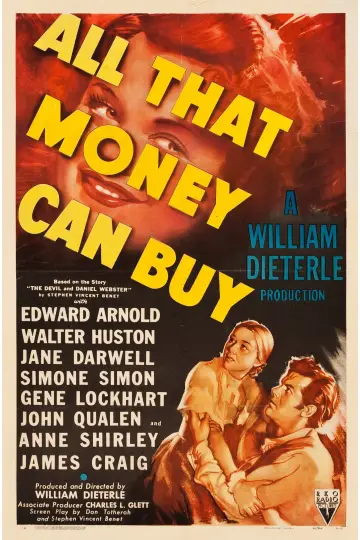 Poster to the movie "All That Money Can Buy" #1057231