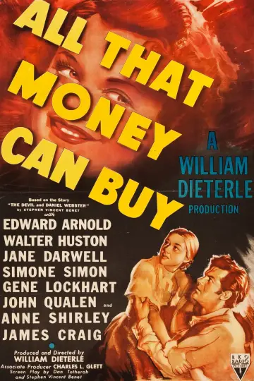 Poster to the movie "All That Money Can Buy" #1057237