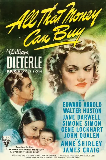 Poster to the movie "All That Money Can Buy" #1057238
