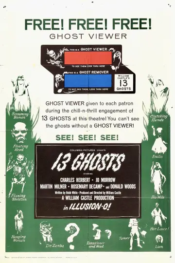 Poster to the movie "13 Ghosts" #1056621