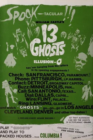 Poster to the movie "13 Ghosts" #1056622