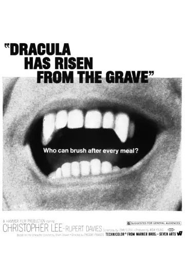 Poster to the movie "Dracula Has Risen from the Grave" #1044845