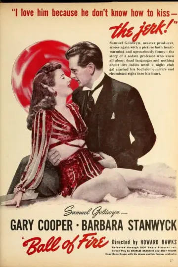 Poster to the movie "Ball of Fire" #1043837