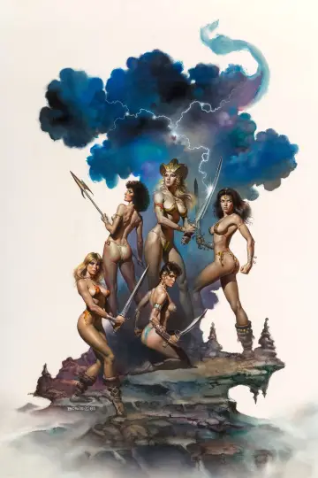 Poster to the movie "Barbarian Queen" #410886
