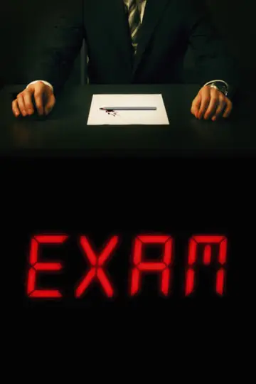 Poster to the movie "Exam" #93728