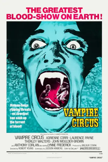 Poster to the movie "Vampire Circus" #983360
