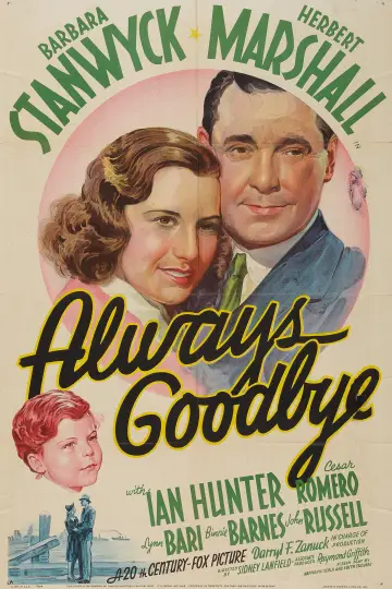 Poster to the movie "Always Goodbye" #1137447