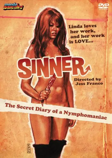 Poster to the movie "Sinner: The Secret Diary of a Nymphomaniac" #1047970