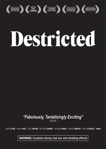Poster to the movie "Destricted" #1096341
