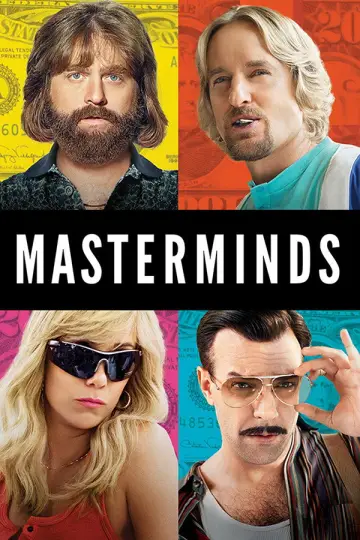 Poster to the movie "Masterminds" #1017328