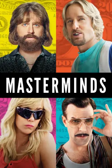 Poster to the movie "Masterminds" #603613