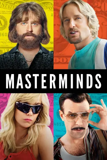 Poster to the movie "Masterminds" #603617