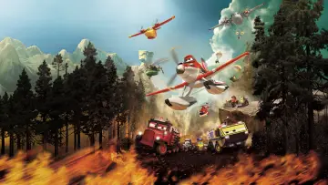 Backdrop to the movie "Planes: Fire & Rescue" #971877