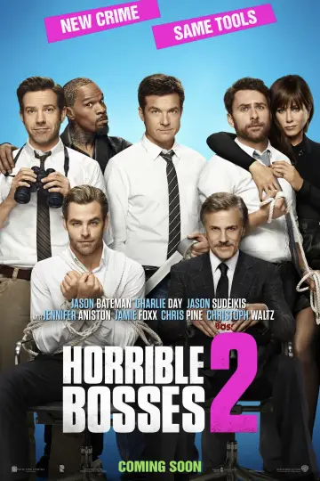 Poster to the movie "Horrible Bosses 2" #668653