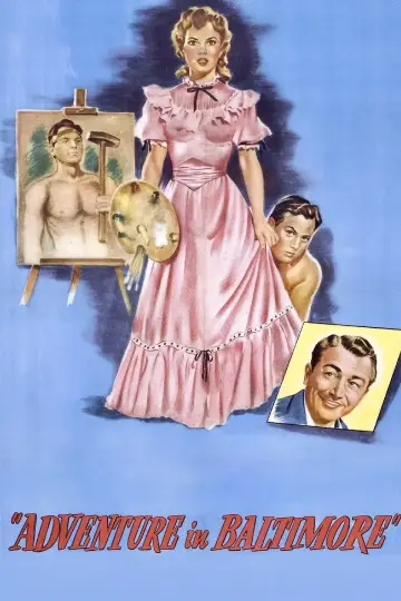 Poster to the movie "Adventure in Baltimore" #1037768