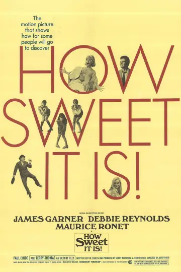 Poster to the movie "How Sweet It Is!" #1046301