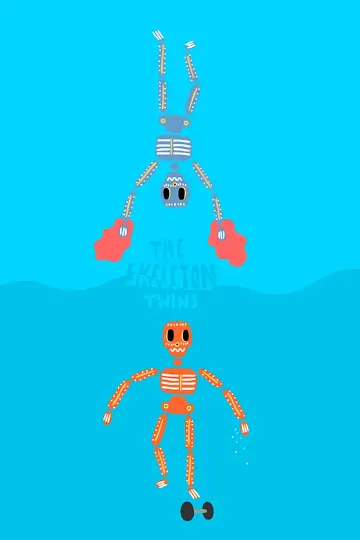 Poster to the movie "The Skeleton Twins" #148650