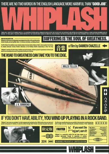 Poster to the movie "Whiplash" #926319