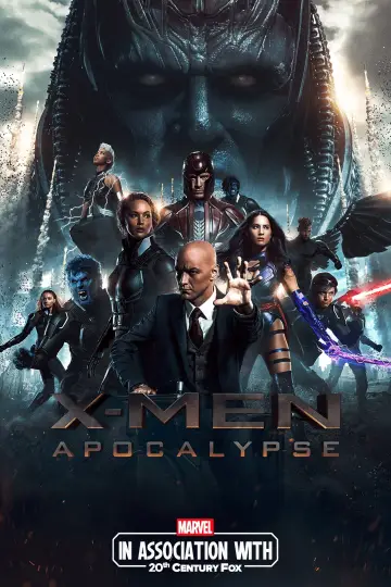 Poster to the movie "X-Men: Apocalypse" #721753