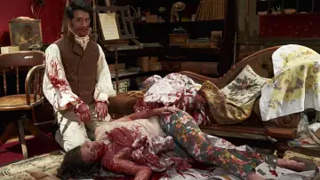 Backdrop to the movie "What We Do in the Shadows" #206603
