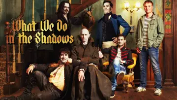 Backdrop to the movie "What We Do in the Shadows" #808330
