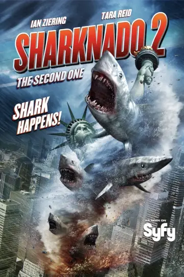 Poster to the movie "Sharknado 2: The Second One" #1006714