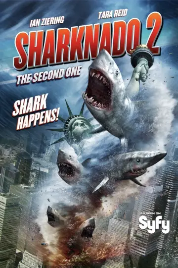 Poster to the movie "Sharknado 2: The Second One" #1006715