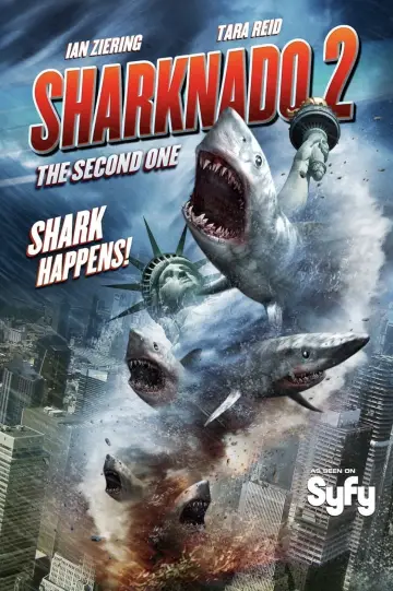 Poster to the movie "Sharknado 2: The Second One" #1006716