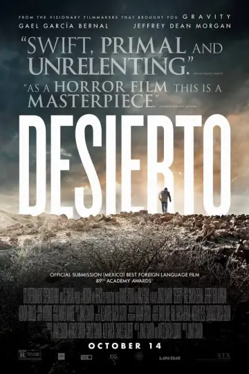 Poster to the movie "Desierto" #304244