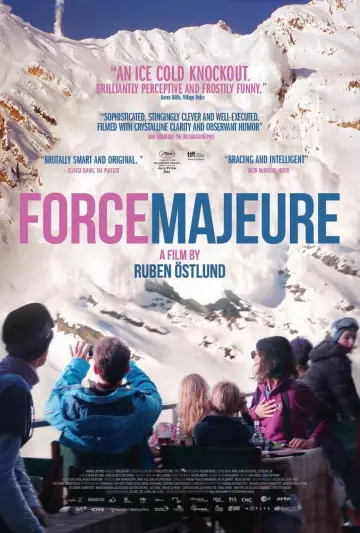 Poster to the movie "Force Majeure" #894833