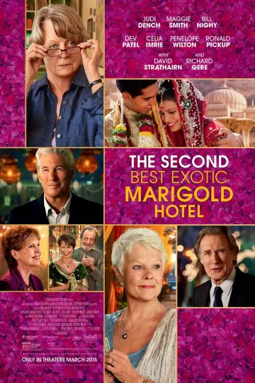 Poster to the movie "The Second Best Exotic Marigold Hotel" #998986