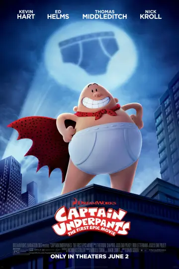 Poster to the movie "Captain Underpants: The First Epic Movie" #856915