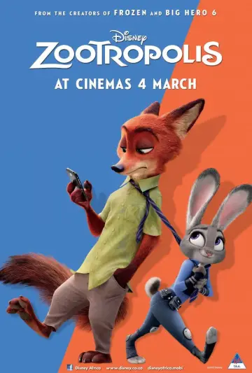 Poster to the movie "Zootopia" #514813