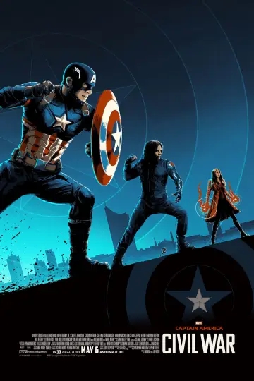 Poster to the movie "Captain America: Civil War" #16012