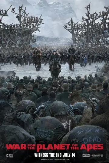 Poster to the movie "War for the Planet of the Apes" #586015