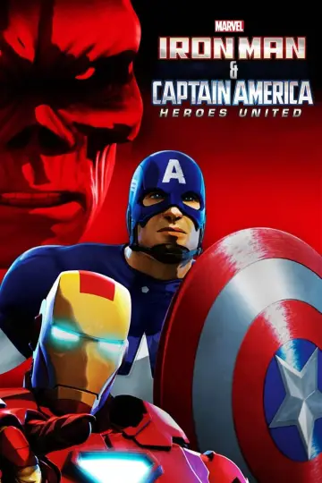 Poster to the movie "Iron Man & Captain America: Heroes United" #1012200