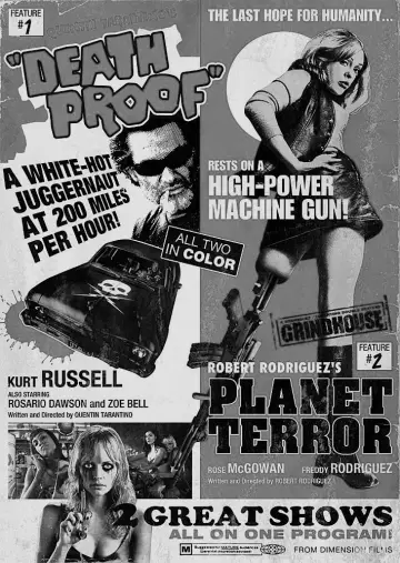 Poster to the movie "Grindhouse" #937308