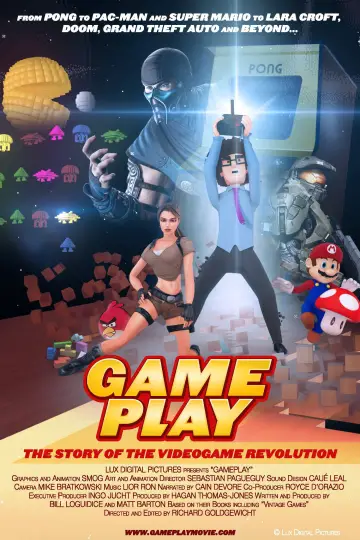 Poster to the movie "Gameplay: The Story of the Videogame Revolution" #1573377