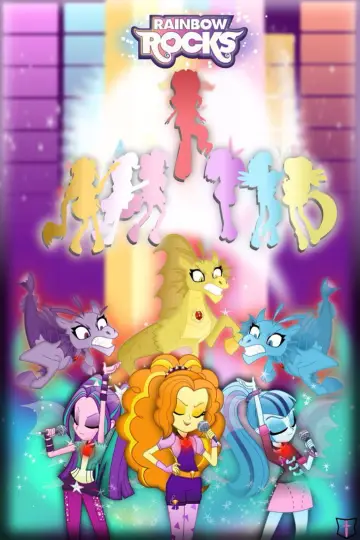 Poster to the movie "My Little Pony: Equestria Girls – Rainbow Rocks" #1008117