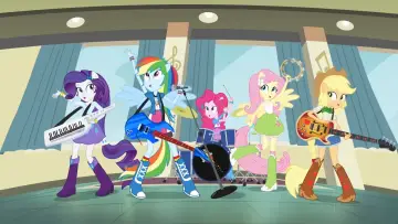 Backdrop to the movie "My Little Pony: Equestria Girls – Rainbow Rocks" #1185952