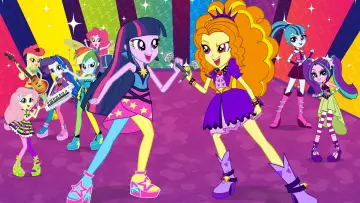 Backdrop to the movie "My Little Pony: Equestria Girls – Rainbow Rocks" #345143