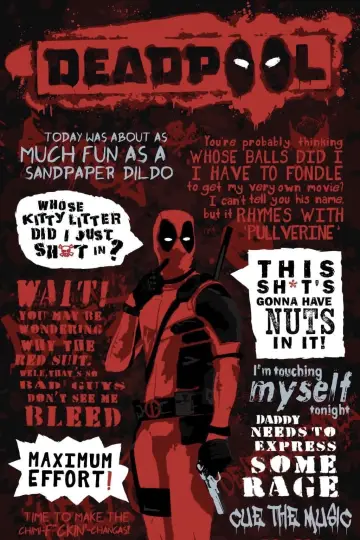 Poster to the movie "Deadpool" #1197327