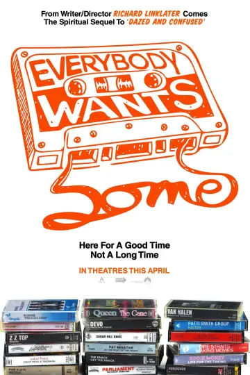 Poster to the movie "Everybody Wants Some!!" #939309