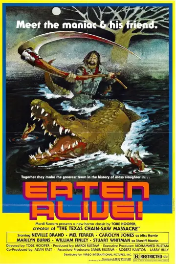 Poster to the movie "Eaten Alive" #742788