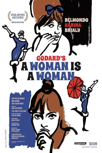 Poster to the movie "A Woman Is a Woman" #912703