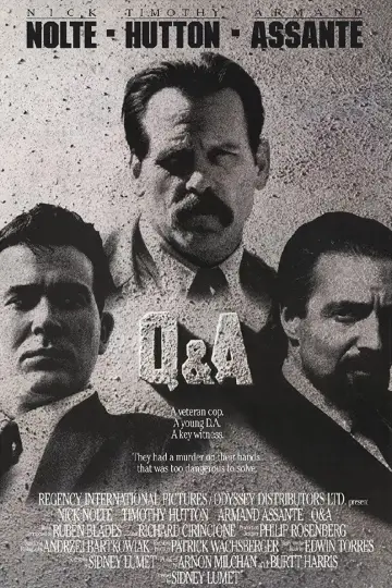 Poster to the movie "Q & A" #1099754