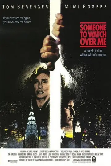 Poster to the movie "Someone to Watch Over Me" #1068902