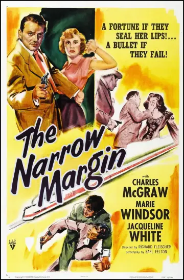 Poster to the movie "The Narrow Margin" #1578132
