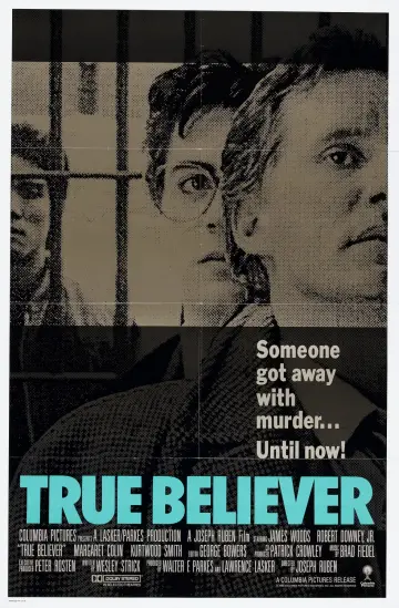 Poster to the movie "True Believer" #1061030